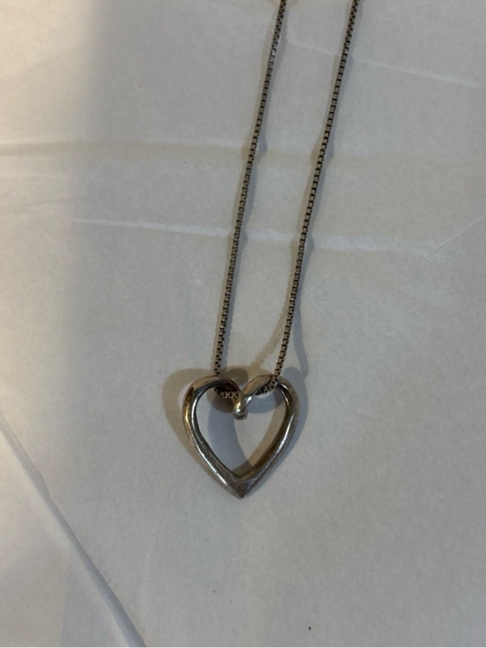 Vintage Italy 925 Sterling Silver Necklace 8” - Picture 5 of 6